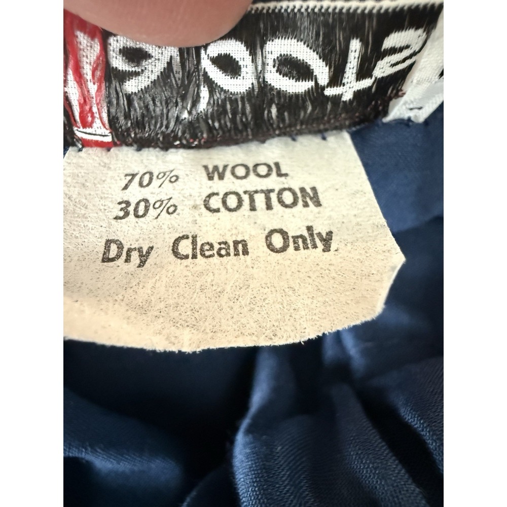 VTG Talbots Wool Plaid Patchwork Maxi Skirt Velvet 70s Style Boho Revival Sz S - Picture 8 of 16